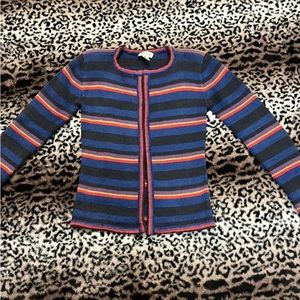 Calvin Klein Vintage Fitted Cardigan Sweater circa 1970’s size S